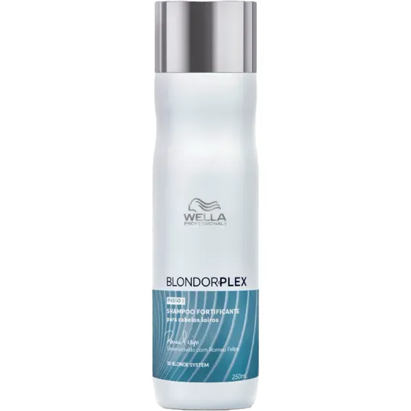 16168 - Shampoo Fortificante BlondorPlex 250ml Wella Professionals 16168 - Shampoo Fortificante BlondorPlex 250ml Wella Professionals